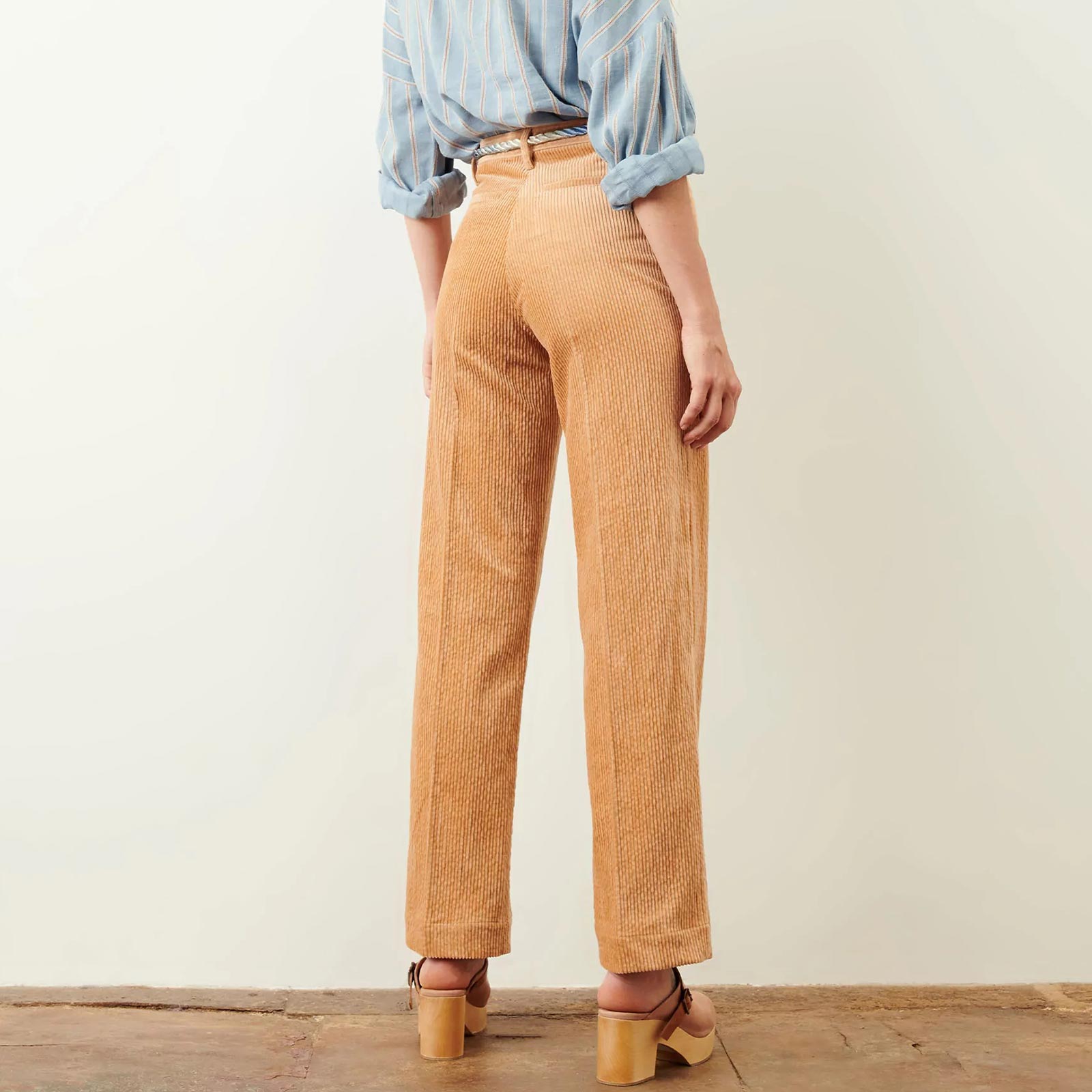 Velvet Lover Cord Trousers chamottée