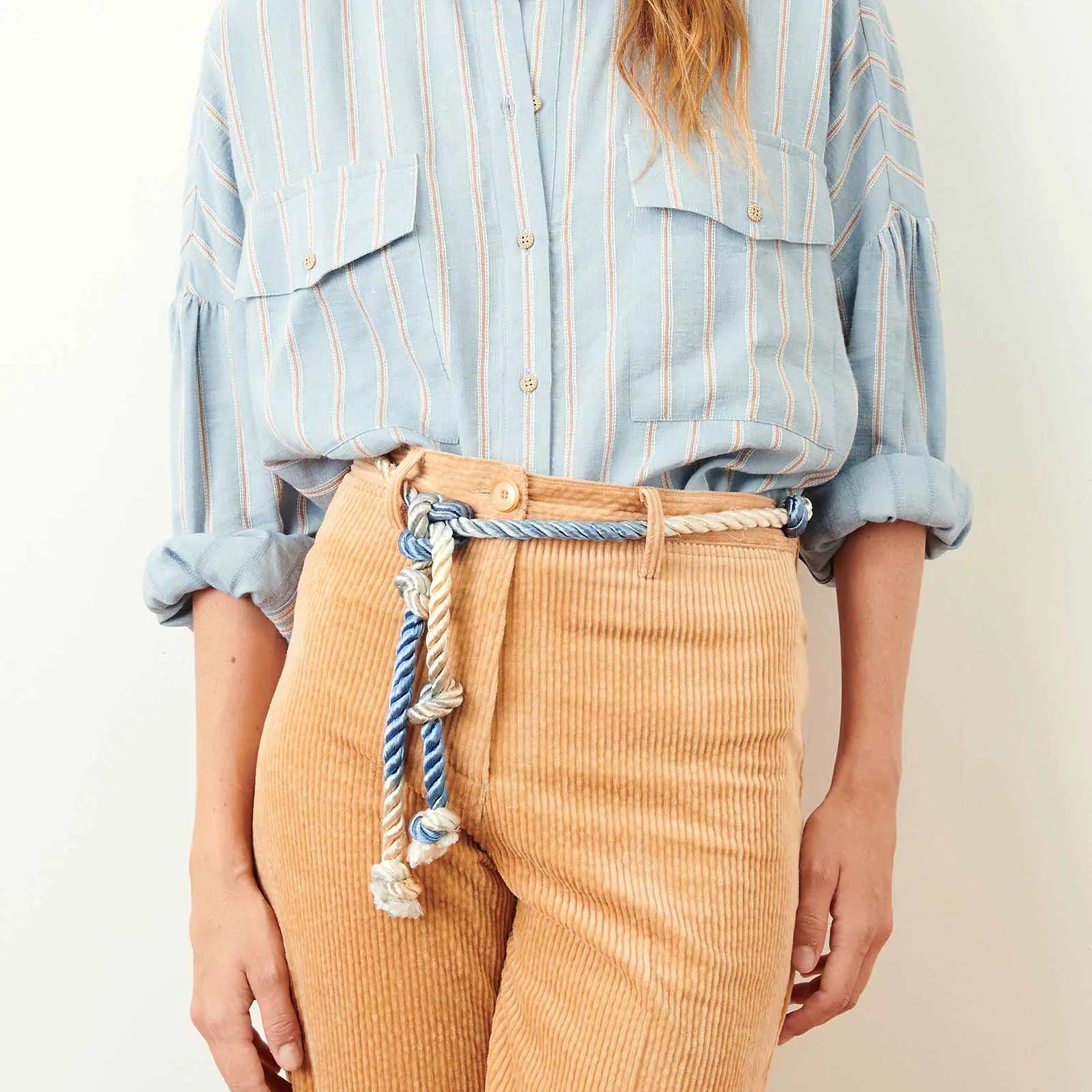 Velvet Lover Cord Trousers chamottée