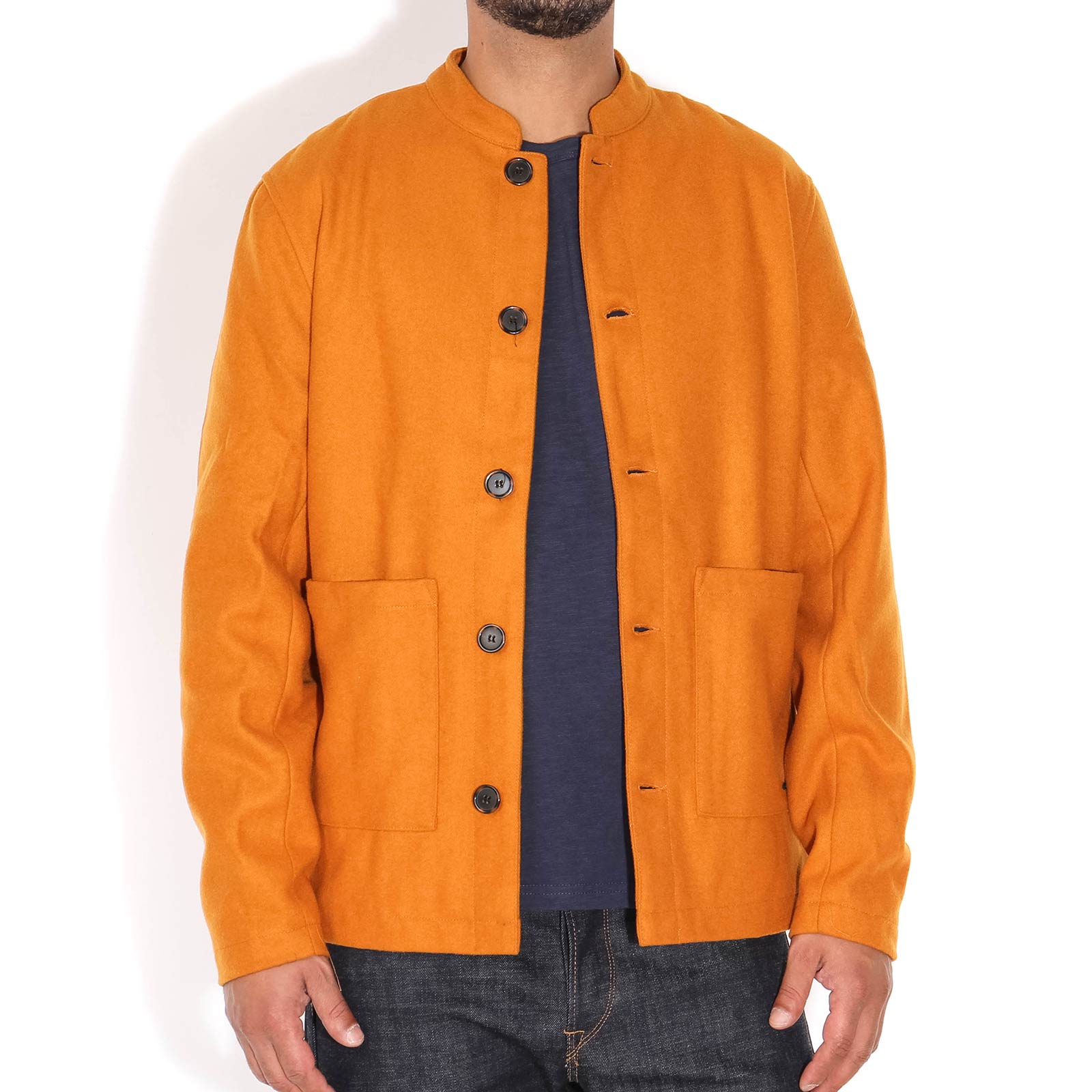 Enok Wool Jacket burned yellow SUIT