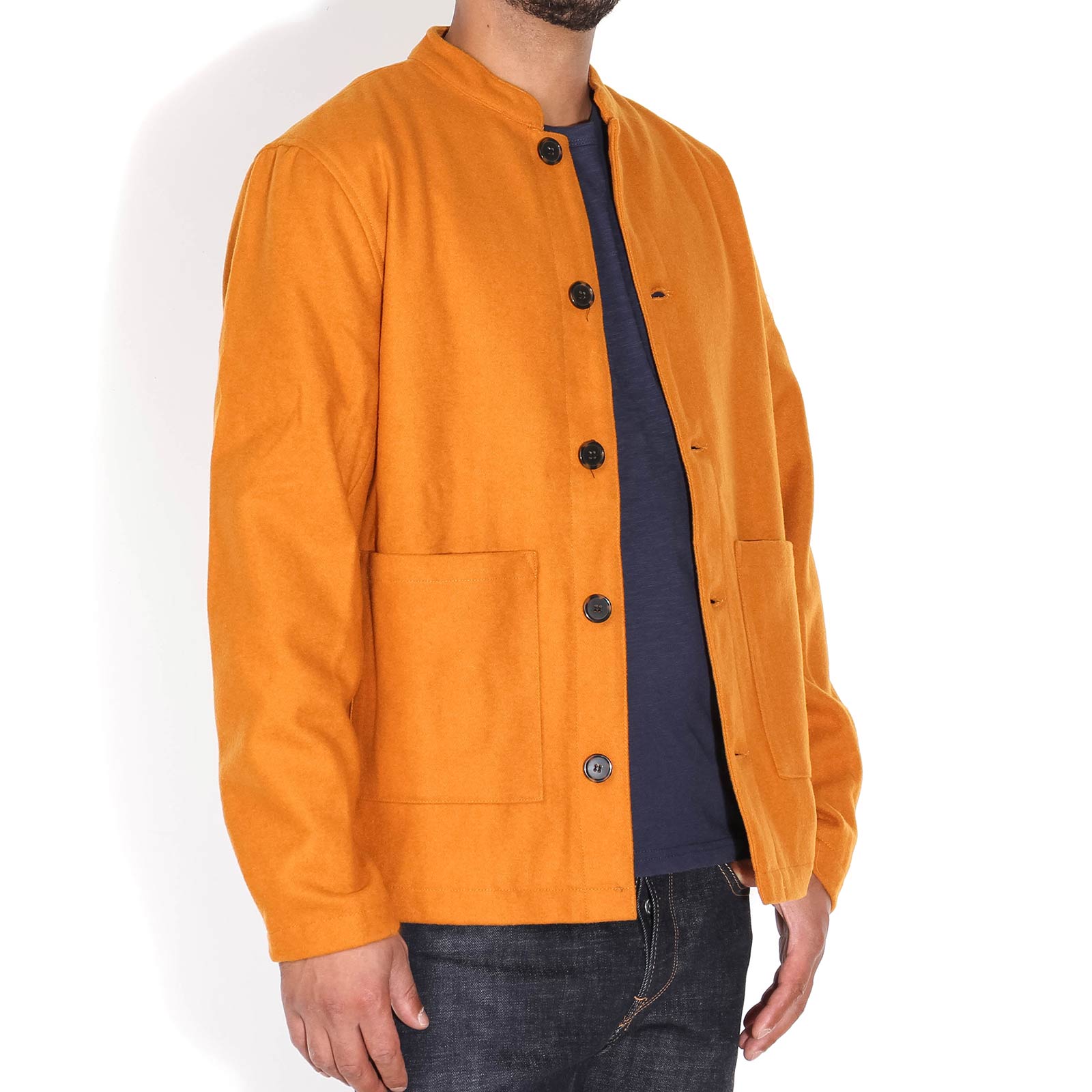 Enok Wool Jacket burned yellow SUIT
