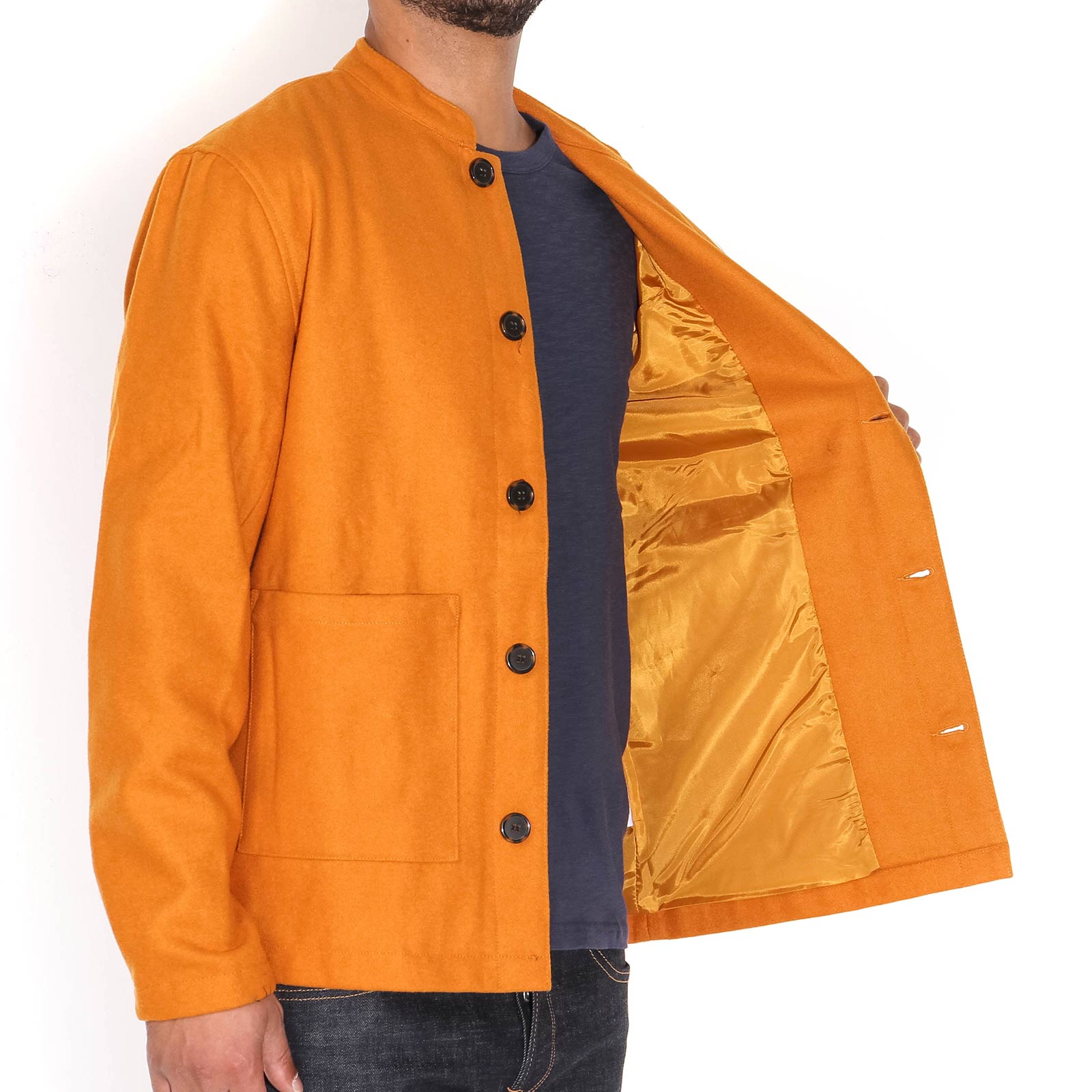 Enok Wool Jacket burned yellow SUIT