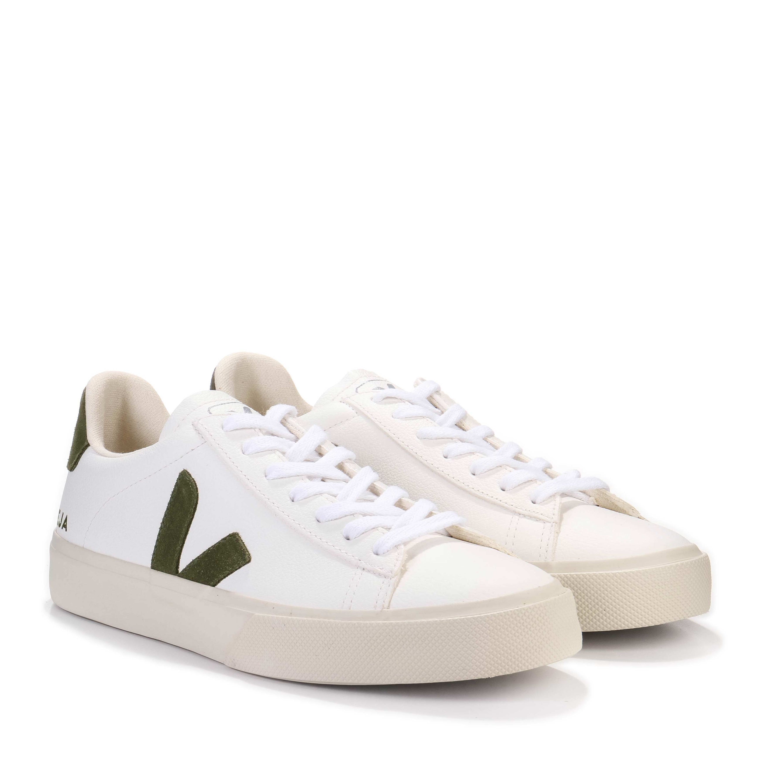 Campo W Leather white/kaki