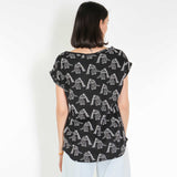 Holly Top black/offwhite