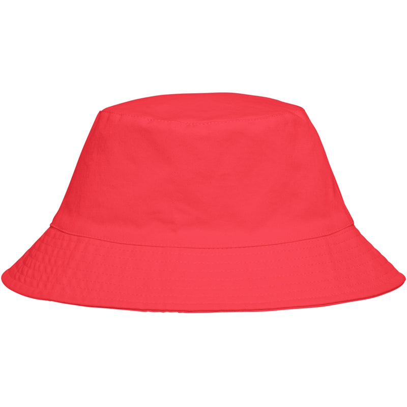 Organic Cotton Bucket Hat red tangerine