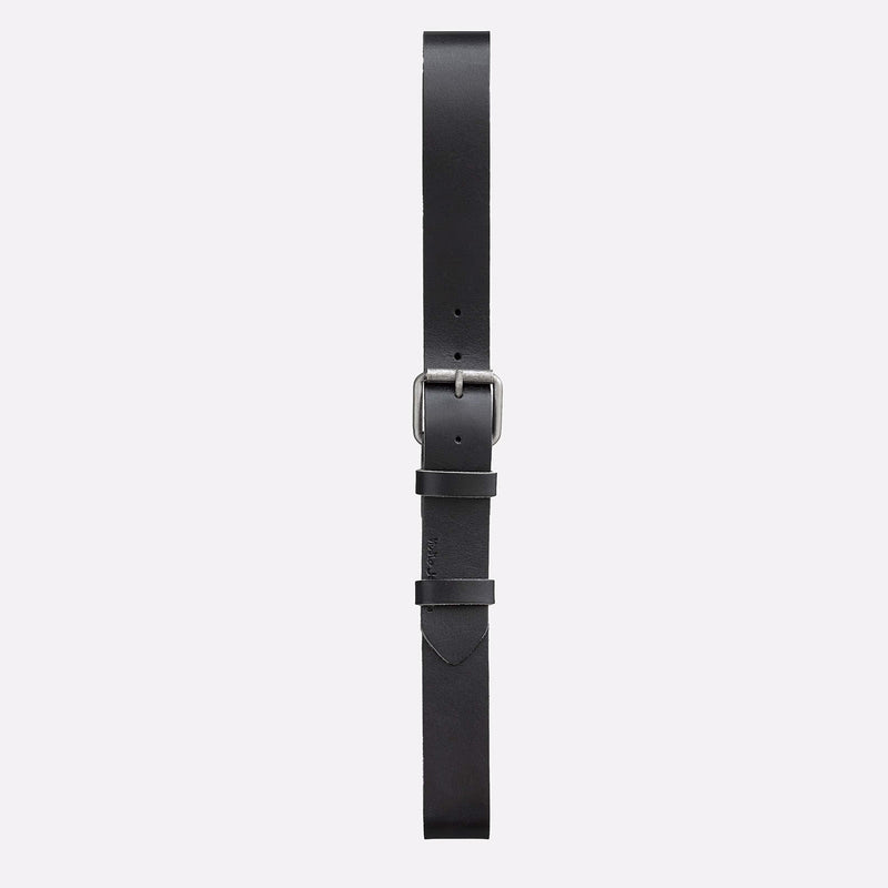 Pedersson Leather Belt black Nudie Jeans
