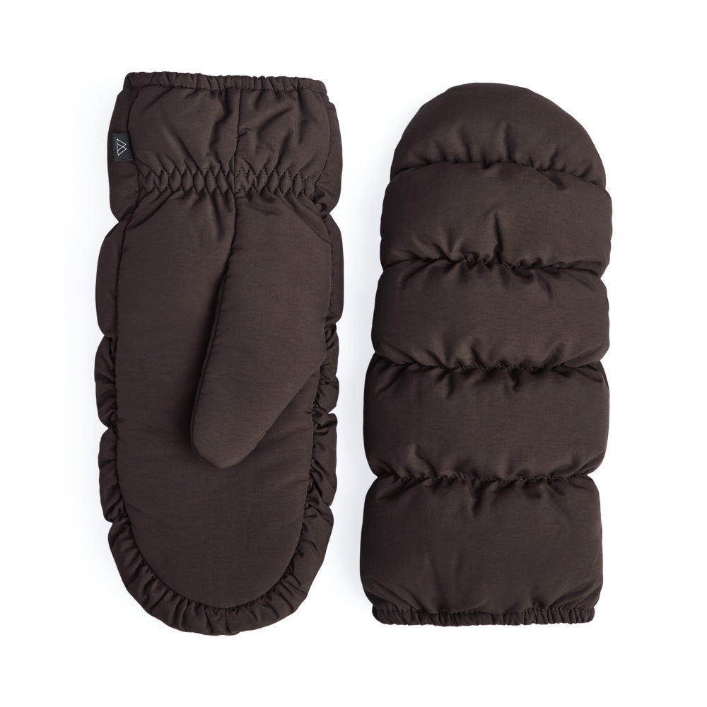 CaiaMBG Puffer Mitten espresso brown
