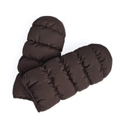 CaiaMBG Puffer Mitten espresso brown