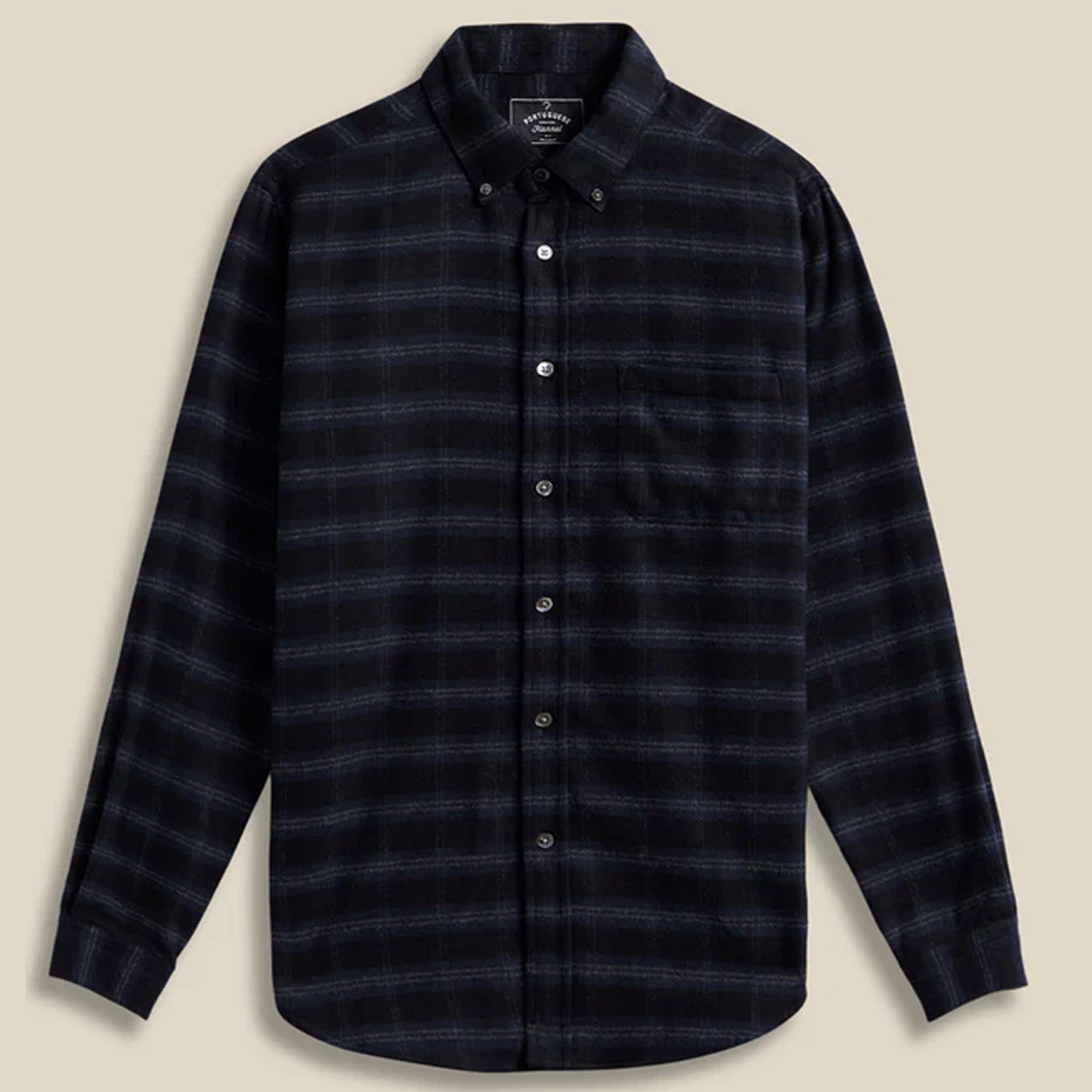 Cachal Flannel Shirt navy