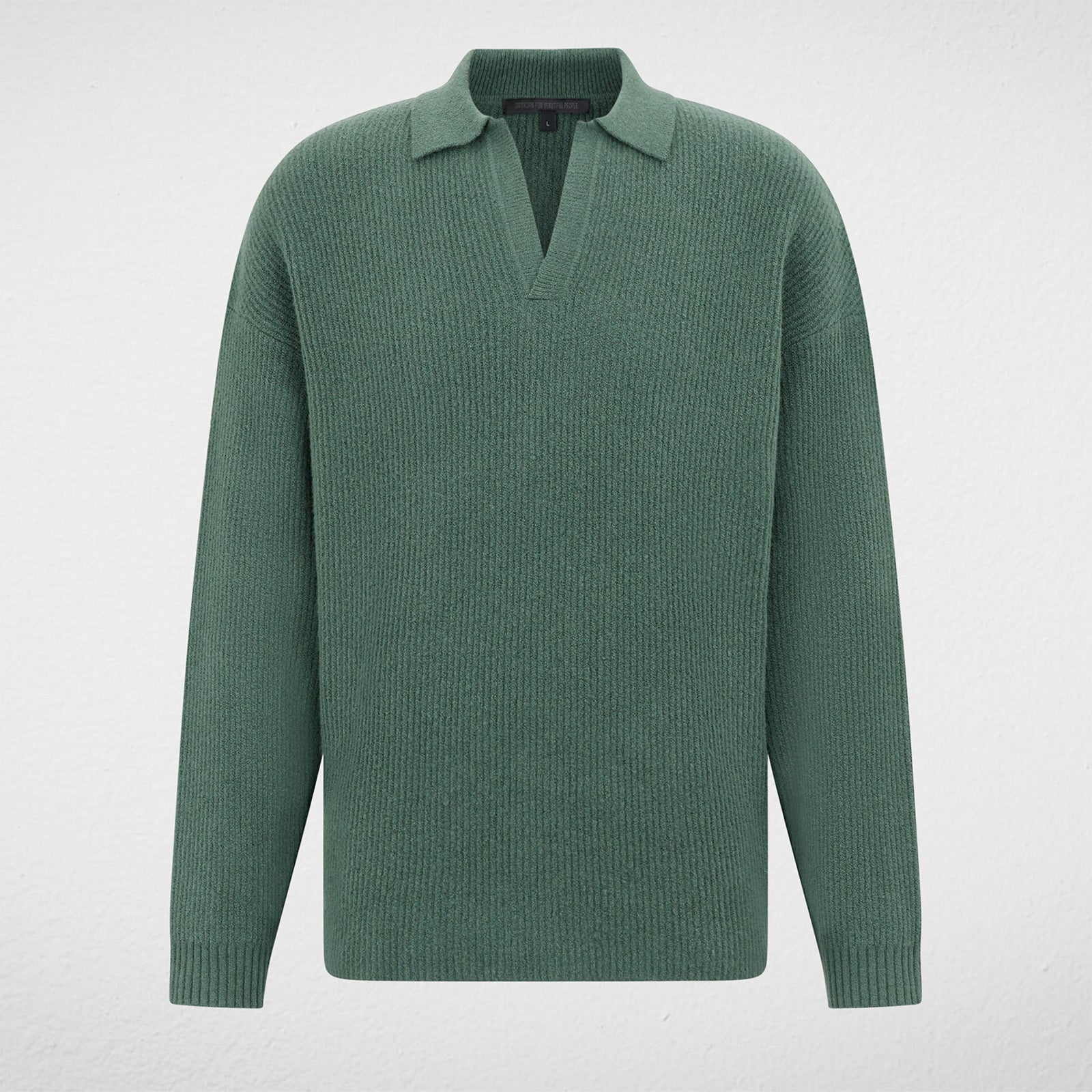 Rustino Polo Jumper 420122 forest green