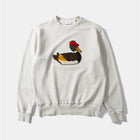 Duck Hunt Sweatshirt plain grey melange