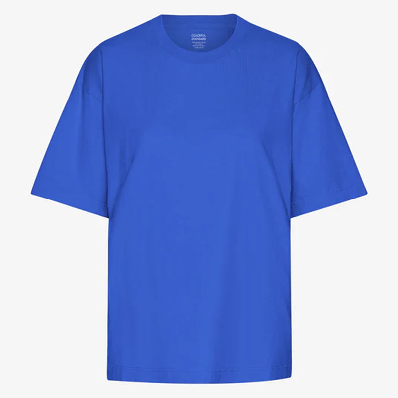 W Organic Oversized Tee sapphire blue