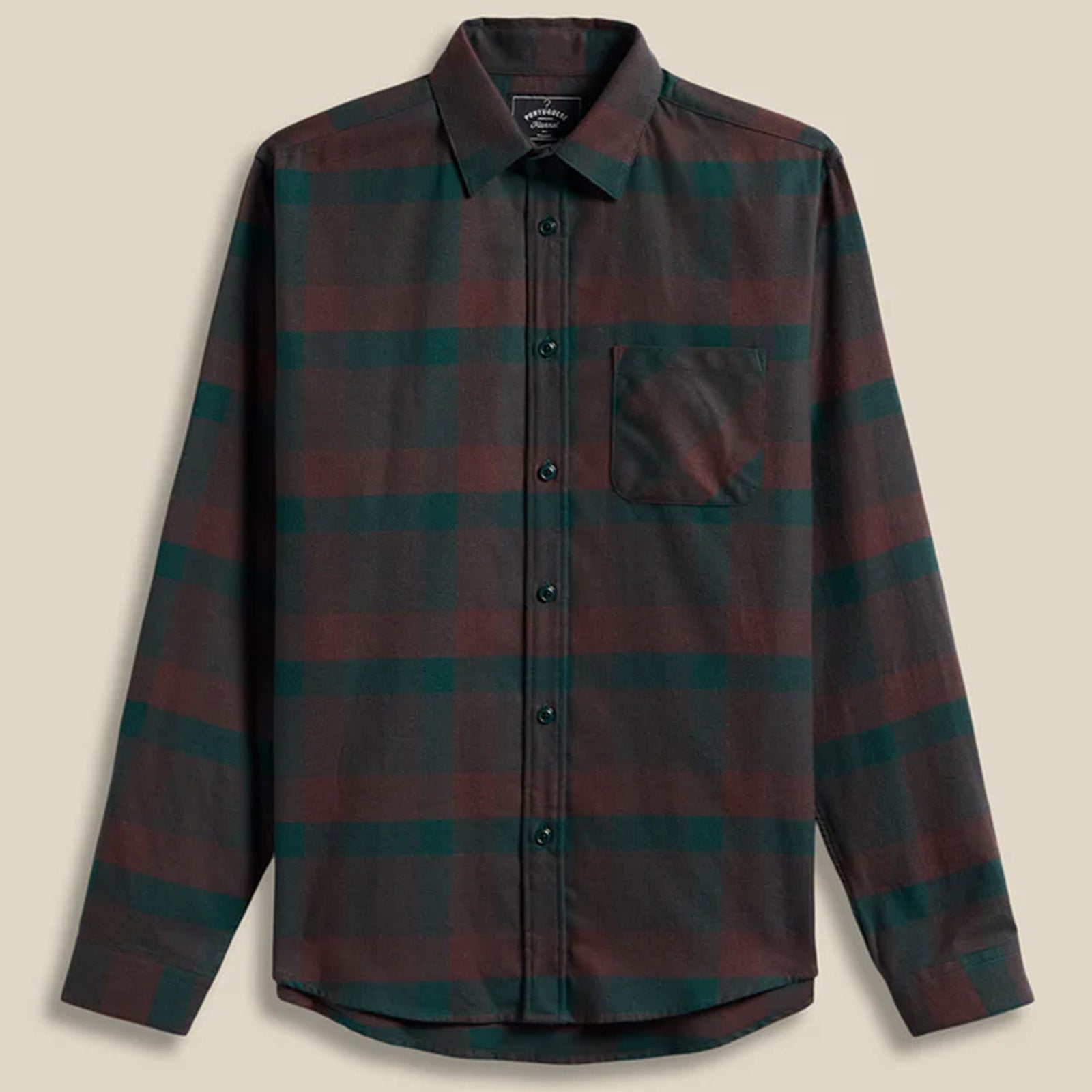 Walken Flannel Shirt brown/green