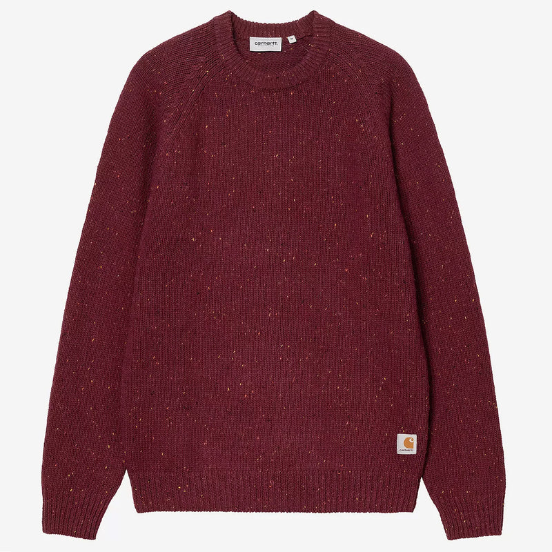 Anglistic Sweater speckeled malbec