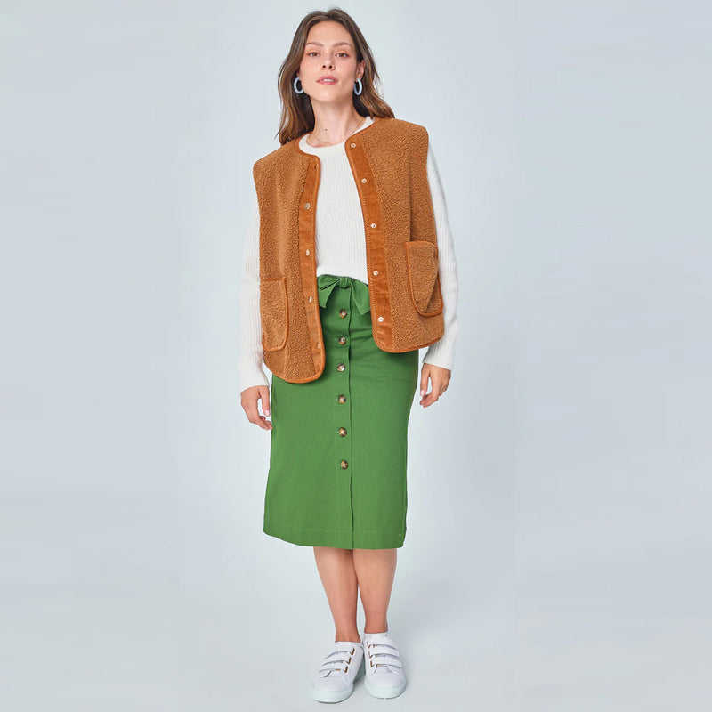 Geoffroy Vest pecan