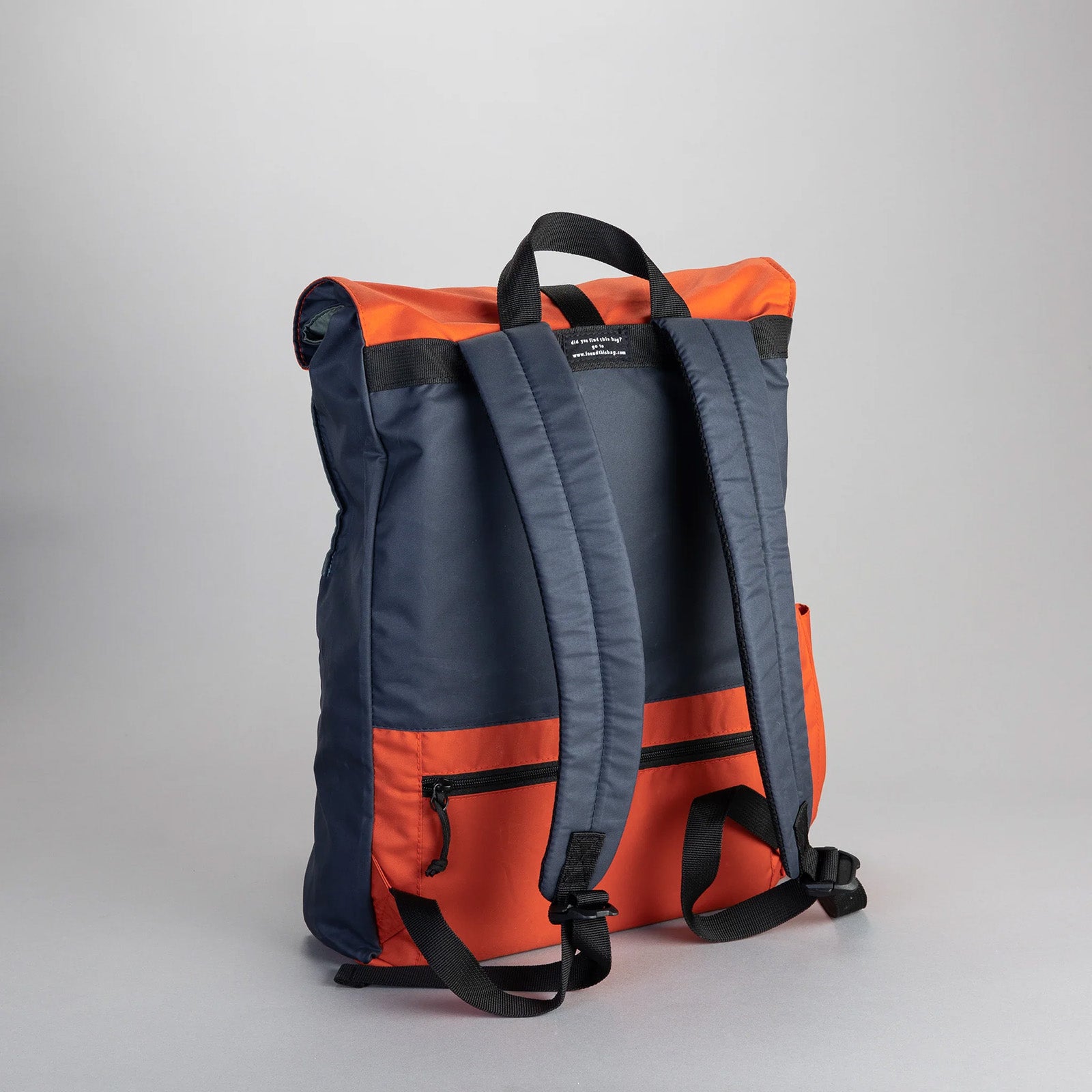 Bob Foldable Backpack orange/green/navy