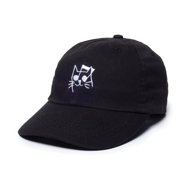 Life Music Cat Dad Hat black The Quiet Life