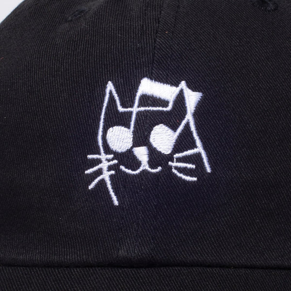 Life Music Cat Dad Hat black The Quiet Life