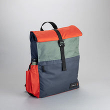 Bob Foldable Backpack orange/green/navy