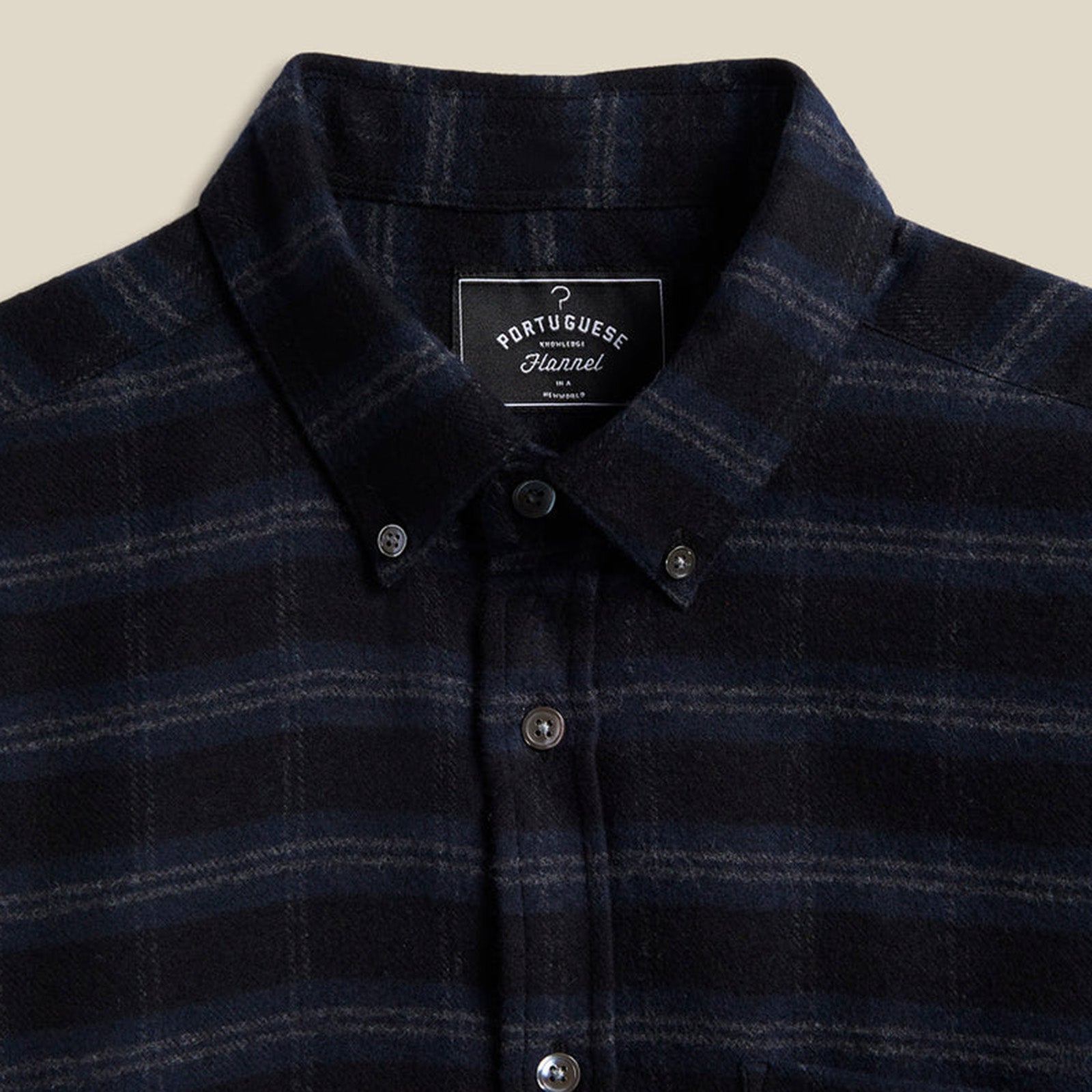 Cachal Flannel Shirt navy