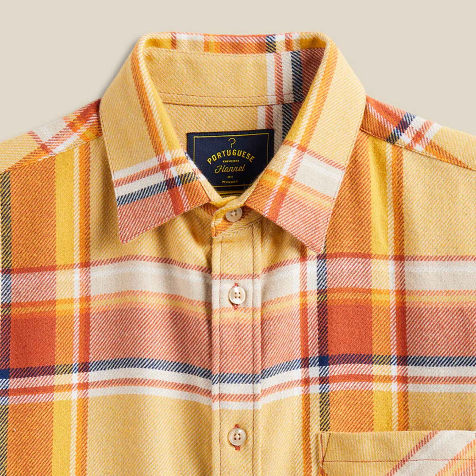 Ramo Flannel Shirt yellow/multi