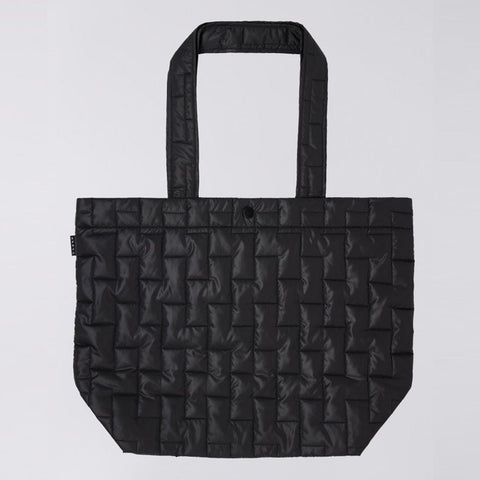 Quilted Tote Bag black