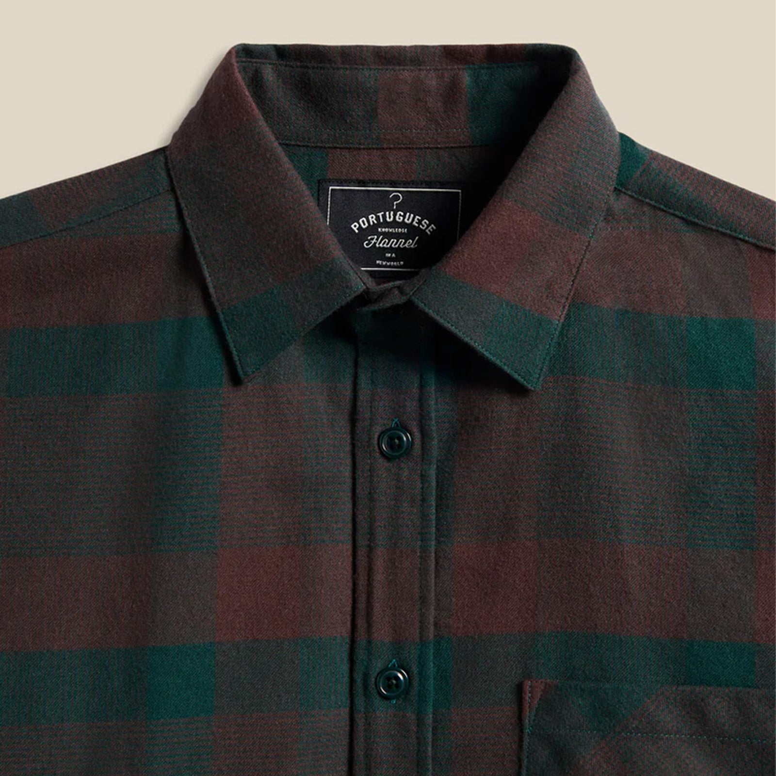 Walken Flannel Shirt brown/green