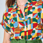 Helene Blouse patchwork