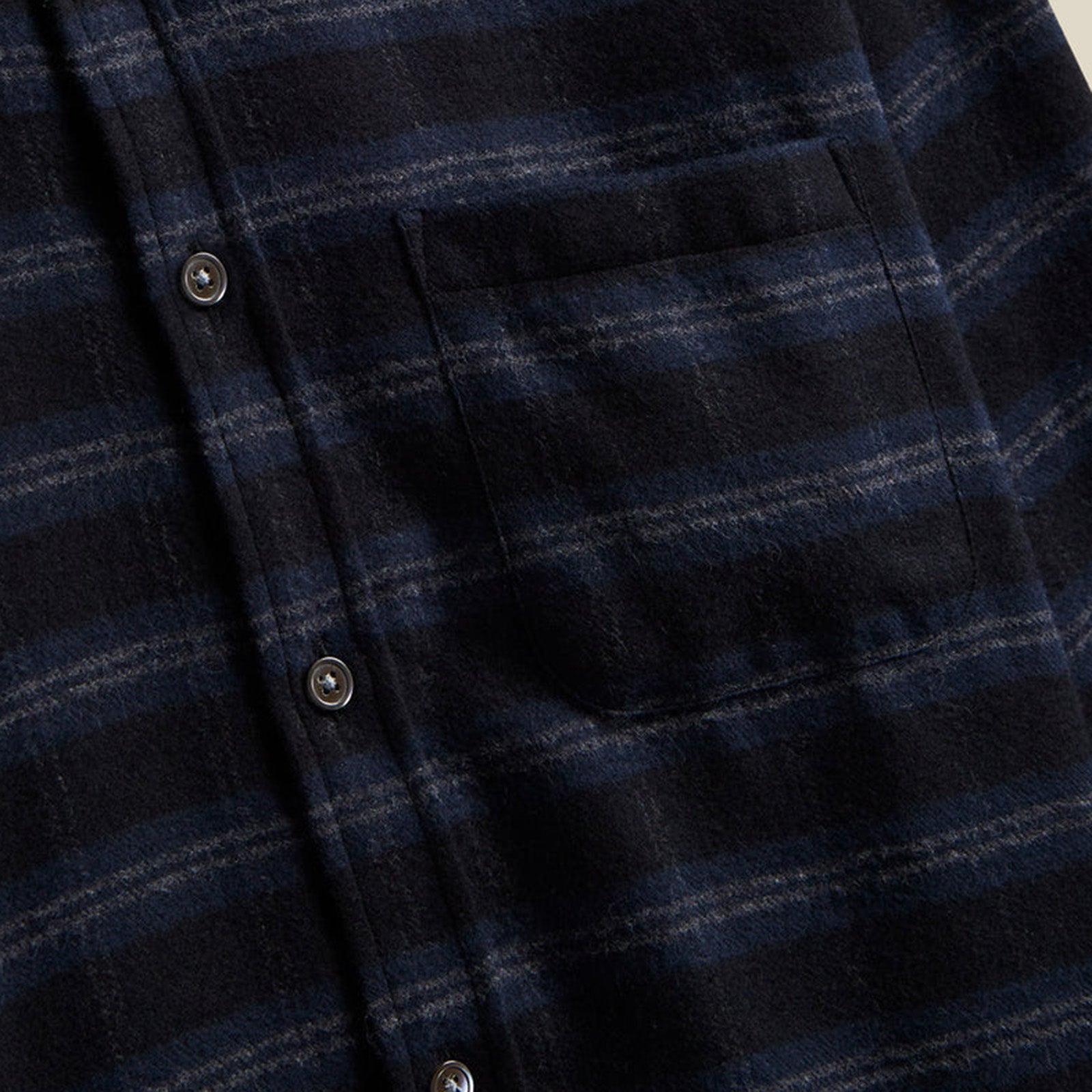 Cachal Flannel Shirt navy