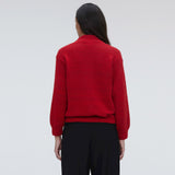 The Dolphin Cardigan red