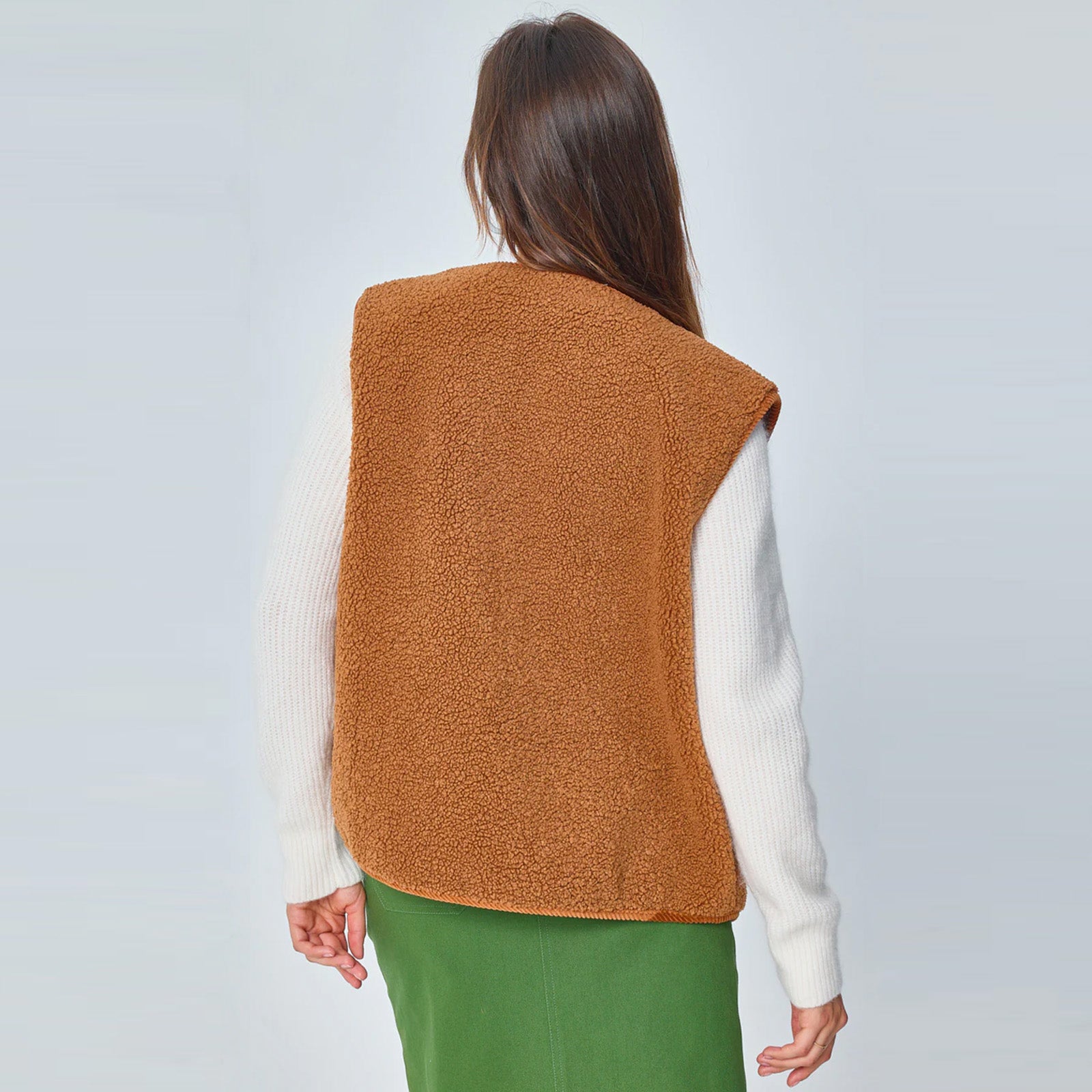 Geoffroy Vest pecan