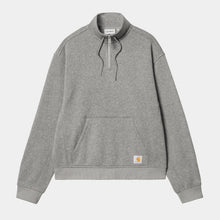 Luther Half Zip Sweat misty grey heather