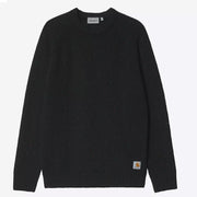 Anglistic Sweater speckled black