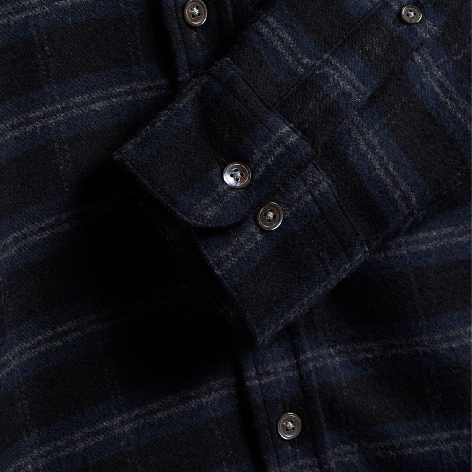 Cachal Flannel Shirt navy