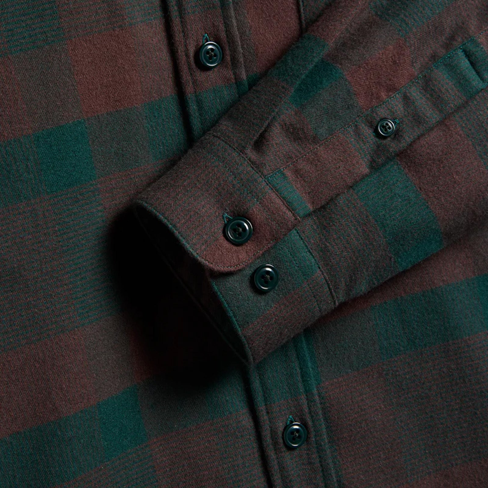 Walken Flannel Shirt brown/green