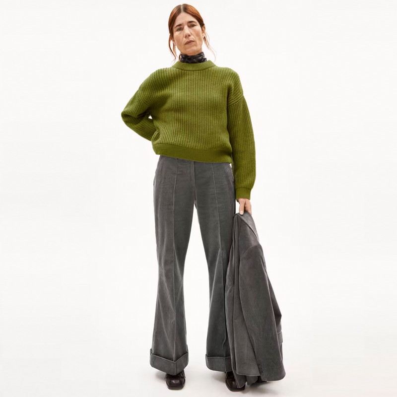 Miyaar Solid Jumper dark moss