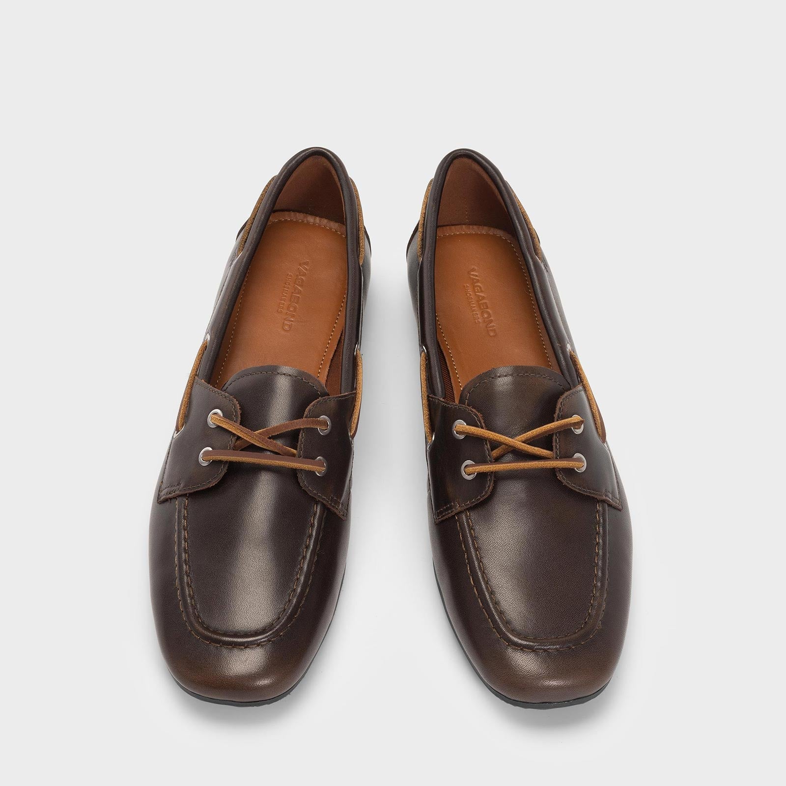 Hillary Boat Shoes brown Vagabond Shoemakers