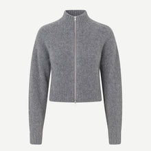 Sajeanne Zip Cardigan iron gate