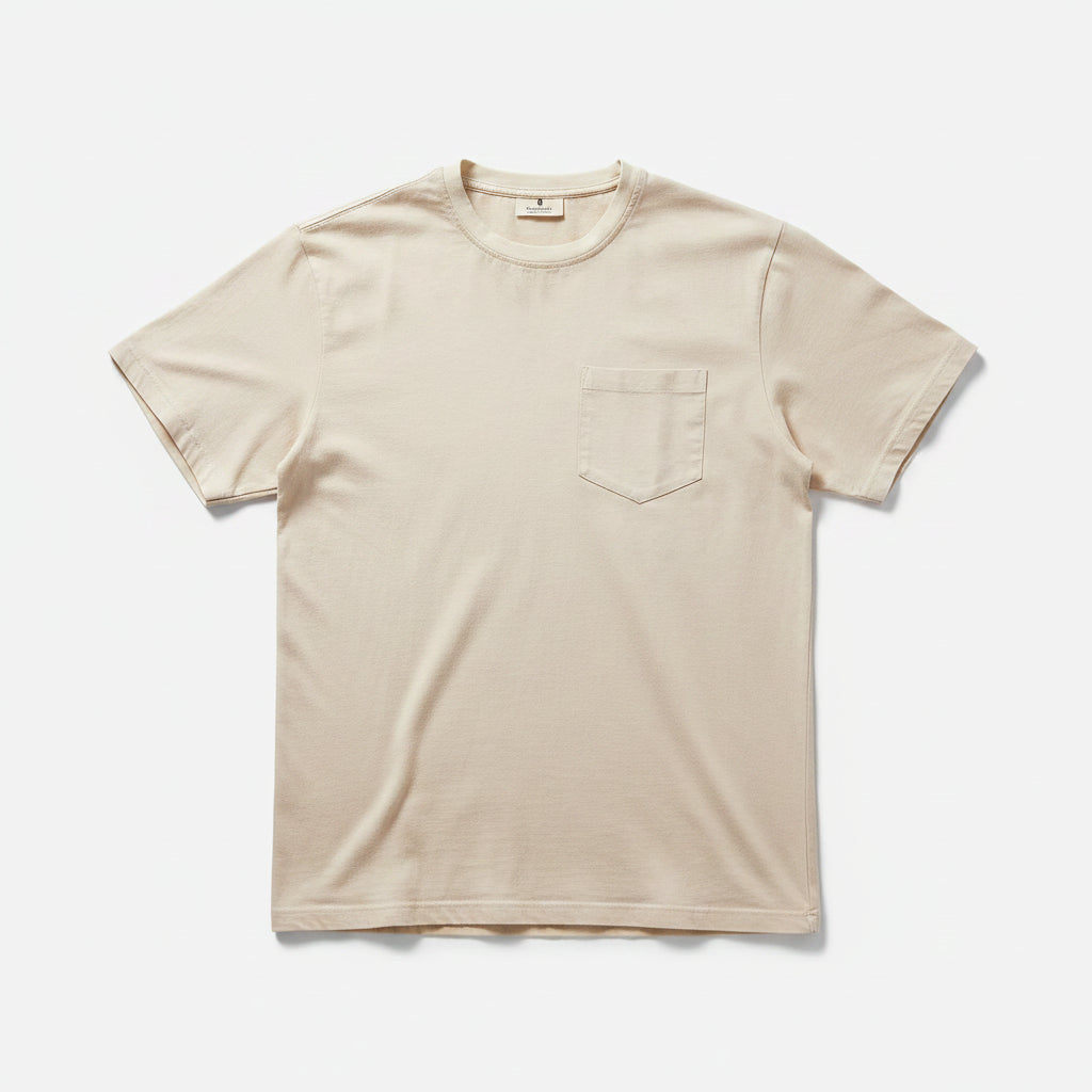 Akvillads Cot/Lin/Vis S/S Tee tofu