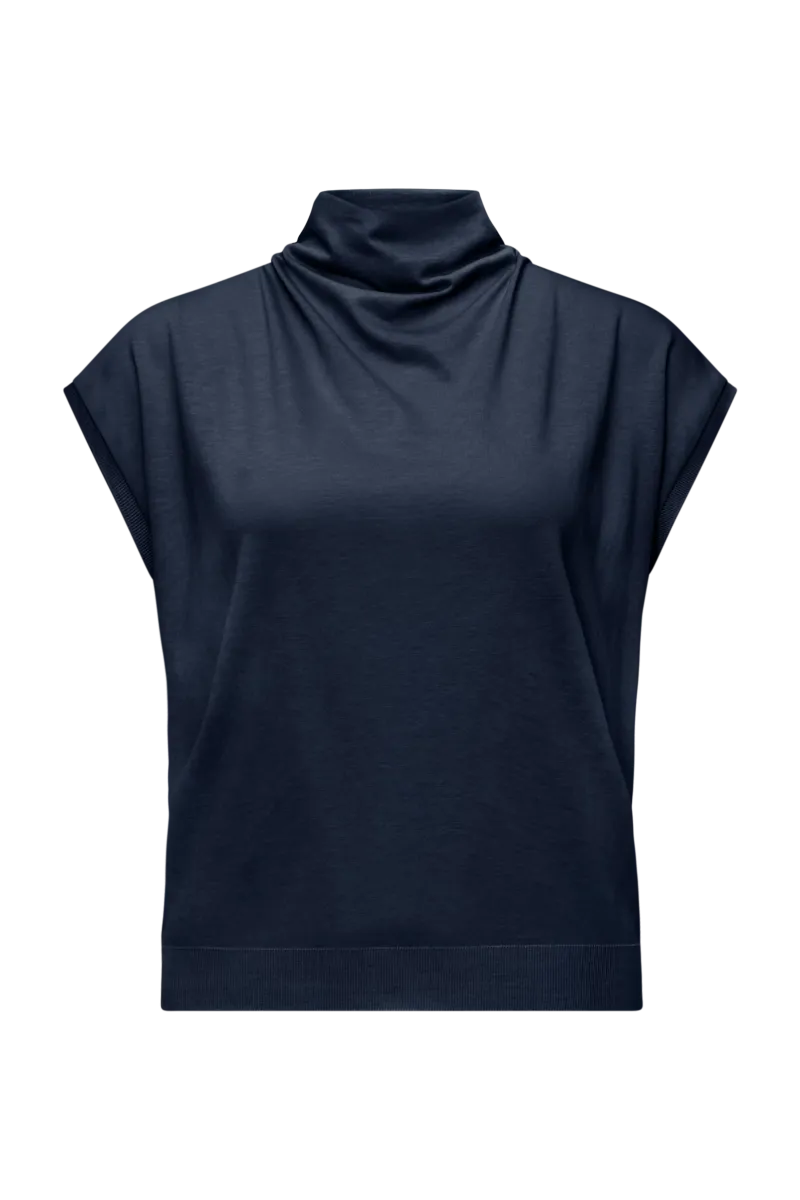 Solemno Top 520083 dark navy