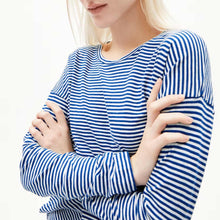 Xianaa Lovely Stripes Longsleeve oatmilk/lapis blue