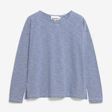 Xianaa Lovely Stripes Longsleeve oatmilk/lapis blue