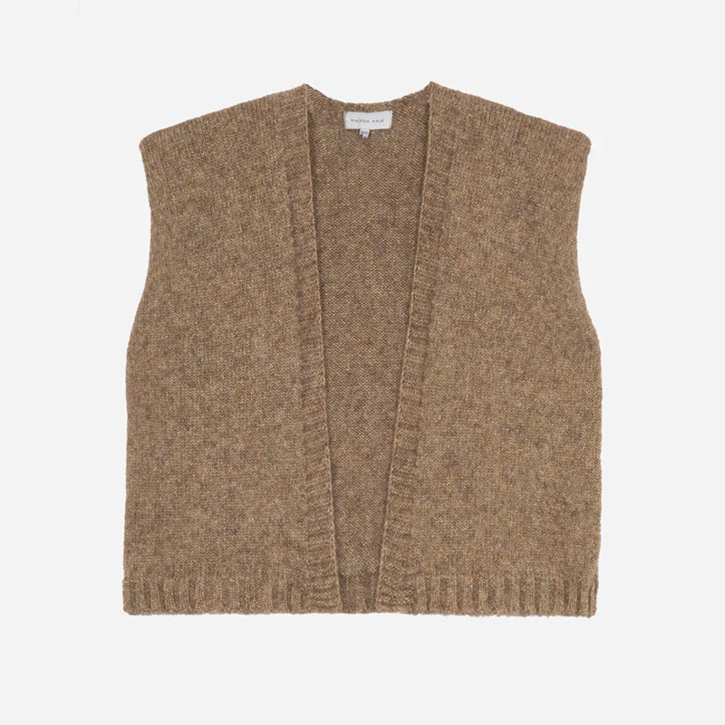 Bescara Cardigan gold Maison Anje