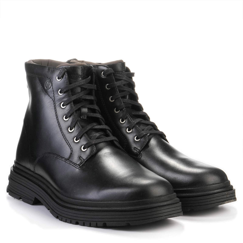 Badbury Hi Waterproof Warmlined Leather black