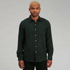 Organic Flannel Shirt deep black