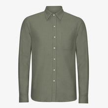 Organic Flannel Shirt dusty olive