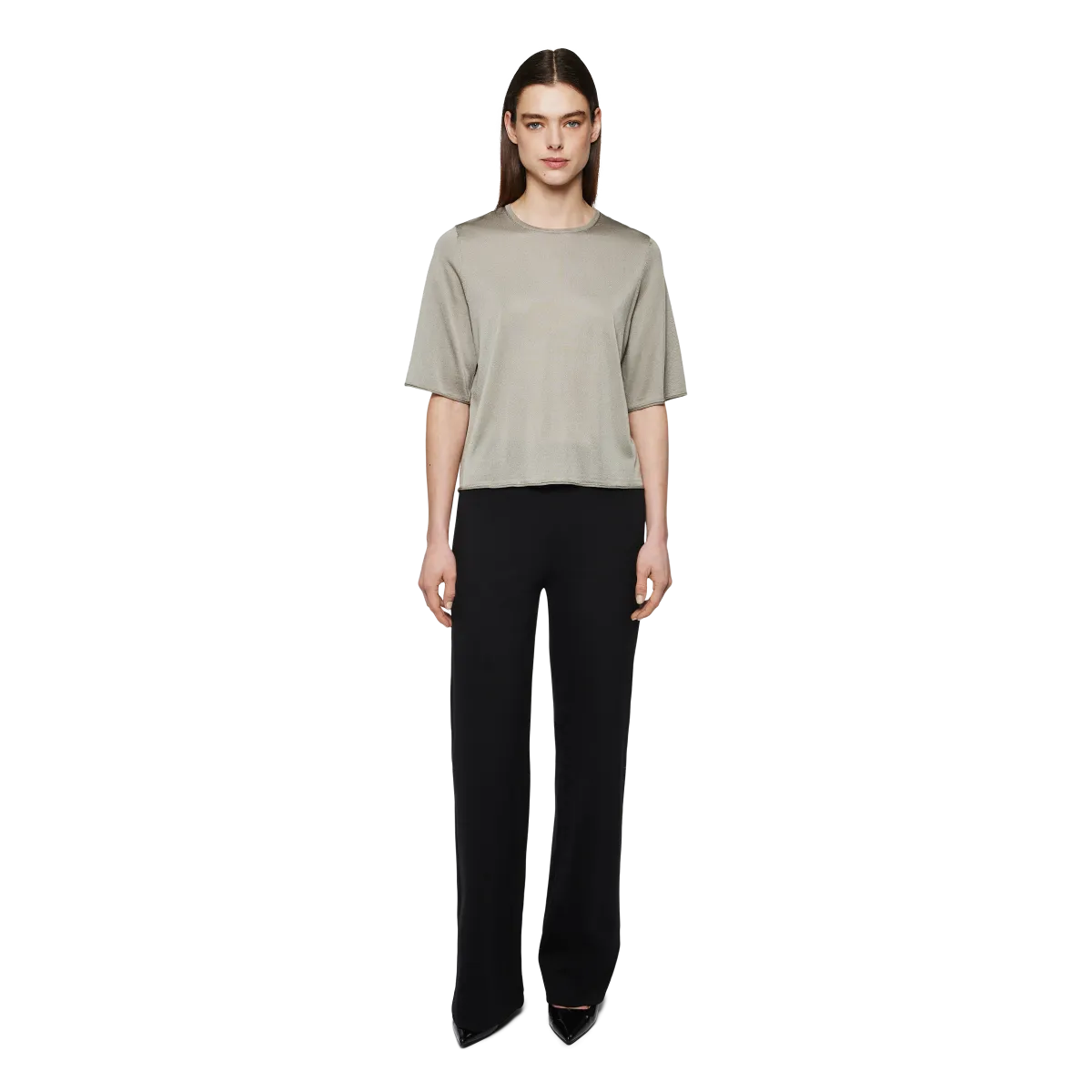 Nisle Top 420136 vintage khaki