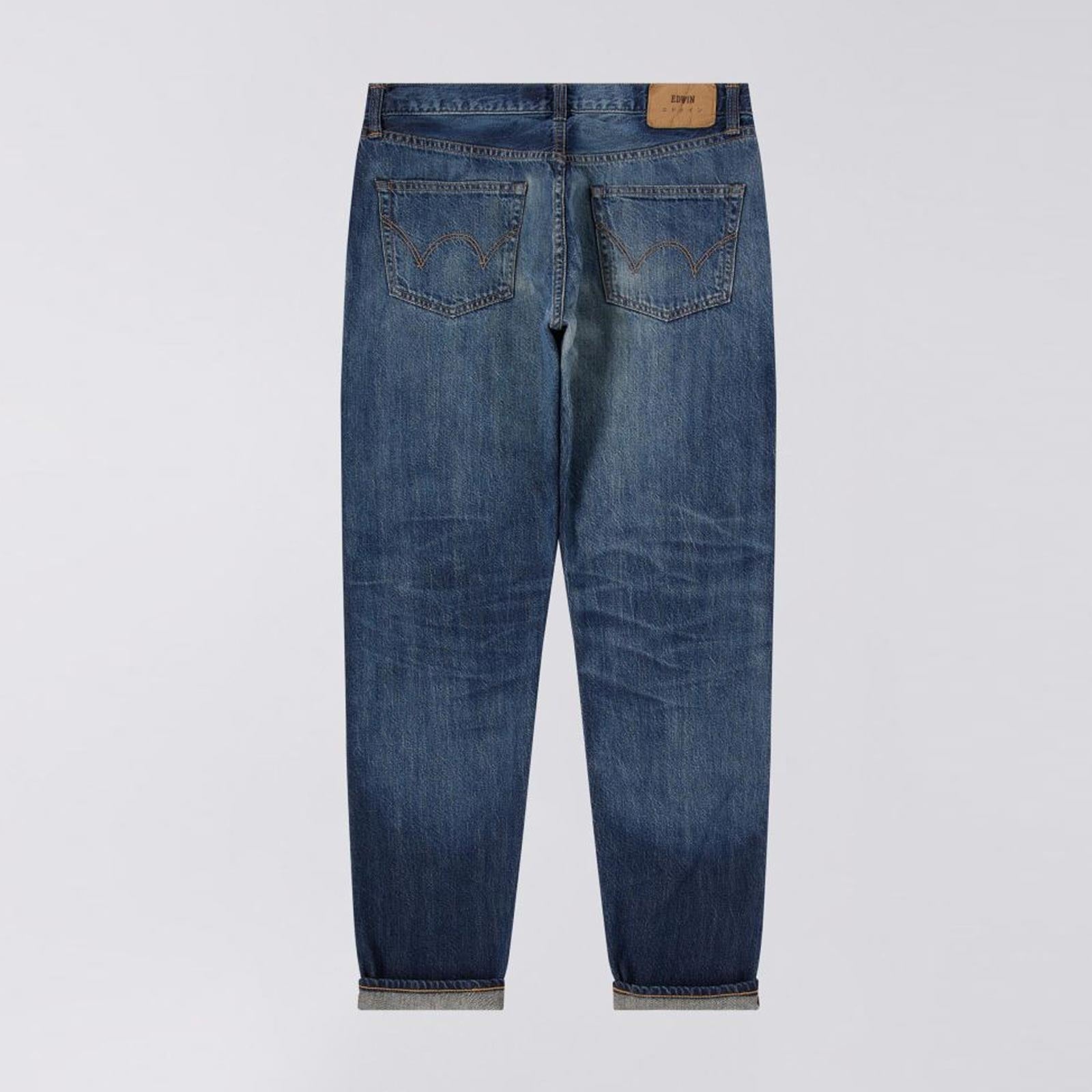 Regular Tapered blue dark used Edwin Jeans