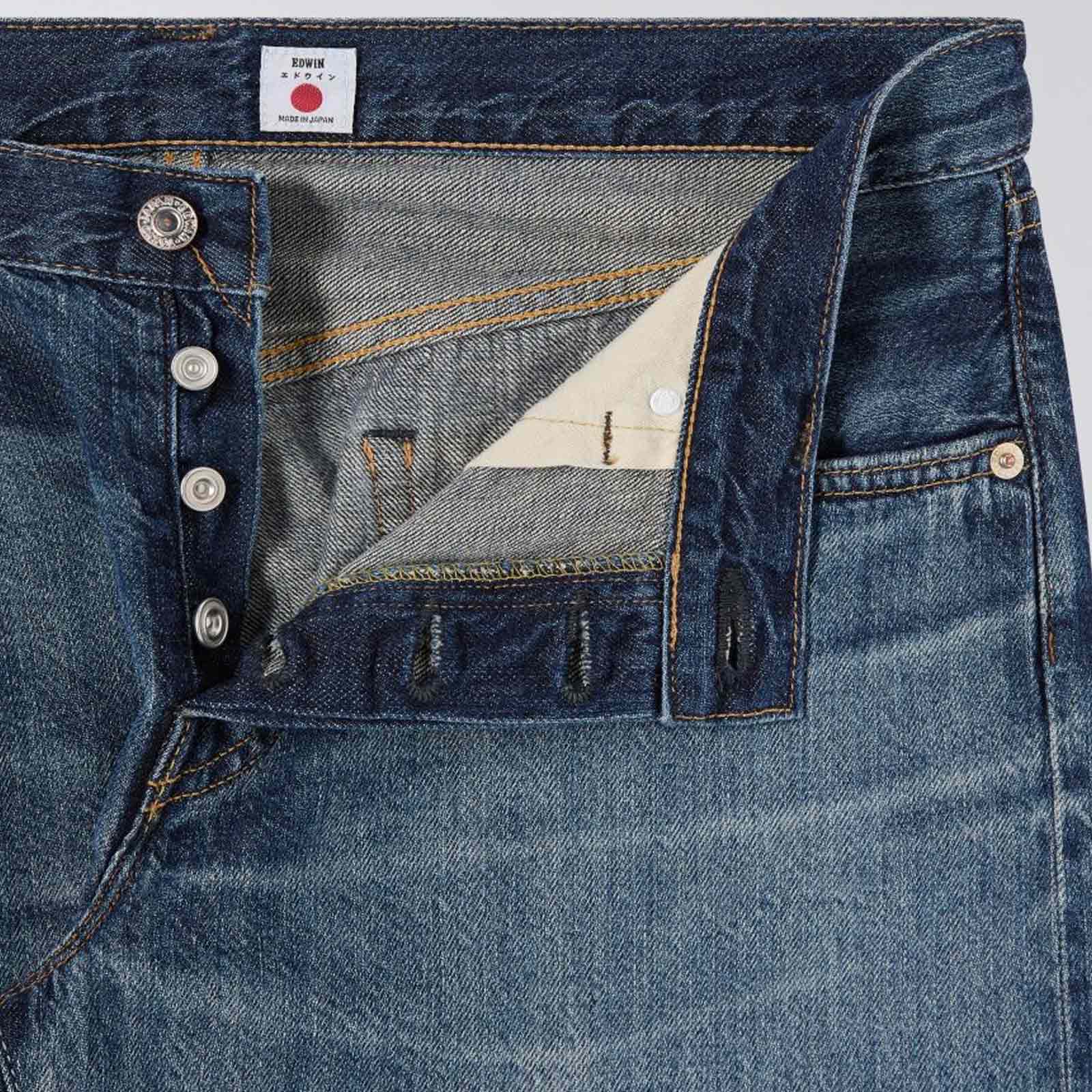 Regular Tapered blue dark used Edwin Jeans