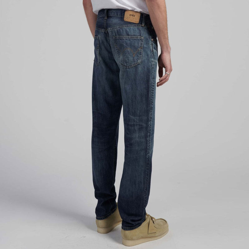 Regular Tapered blue dark used Edwin Jeans