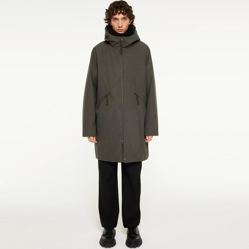 Torgny Light Winter Jacket deep olive Elvine
